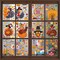 DUILE 350pc Thanksgiving Window Clings Fall Window Clings Fall Window Decor for Offices Autumn Window Clings Leaves Home School Office Thanksgiving Party Decorations Supplies